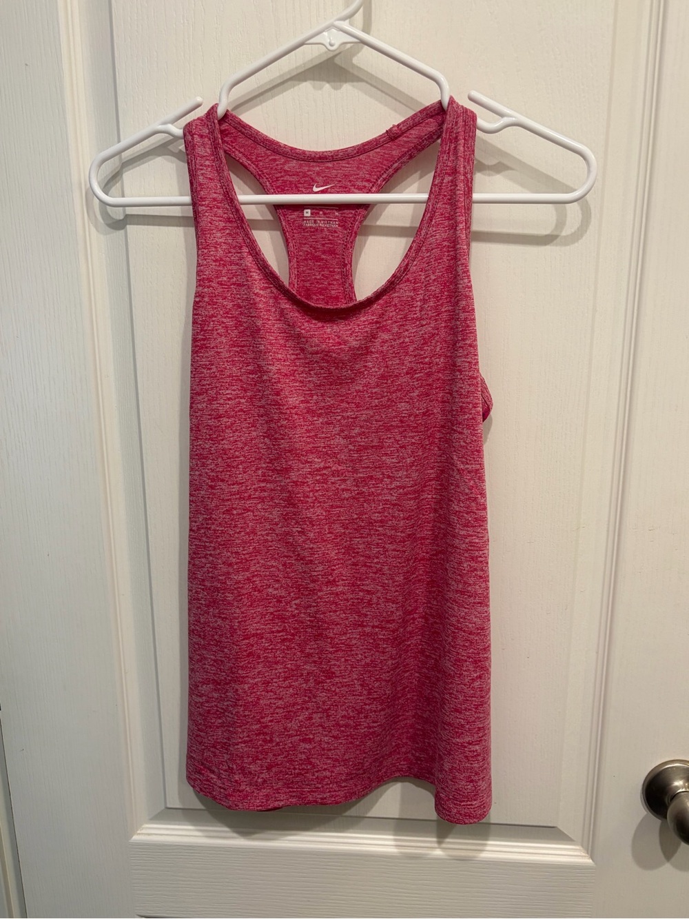 Nike Women's Heather Fuchsia Racerback Tank